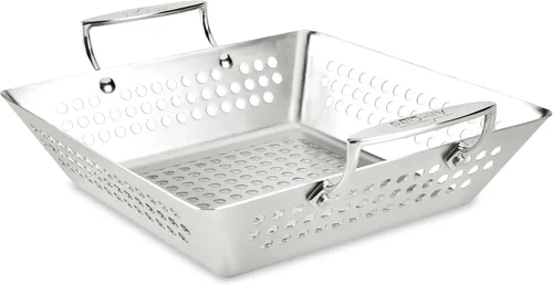 Vista 6 de All-Clad Juego de asador antiadherente para exteriores, 15 x 11 pulgadas, apto para horno y parrilla de 500 F, ollas y sartenes, utensilios