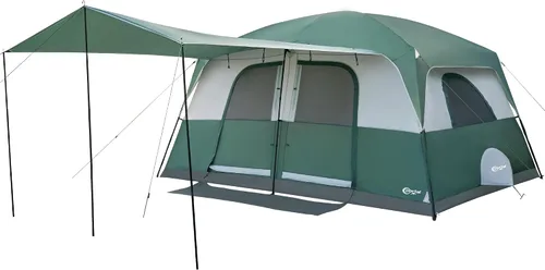 Vista 11 de PORTAL Tienda de campaña familiar para 6 8 10 personas con porche, tienda de campaña familiar grande con altura alta, buena ventilación, tienda