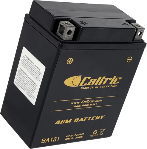 Vista 5 de Caltric Agm - Batería compatible con Yamaha Big Bear 350 Yfm350Fw 4Wd 1999