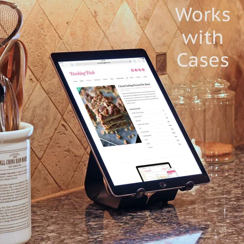 Vista 2 de Thought Out Simplex Steel Stand Negro - Fabricado en Estados Unidos - Compatible con Apple iPad