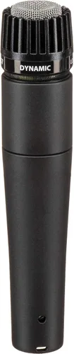 Vista 3 de Shure SM57-LC Micrófono cardioide dinámico para instrumentos + paquete extra de dos (2) cables XLR