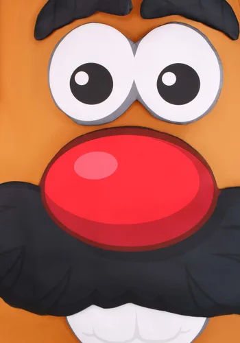 Vista 3 de Disfraz de Sr. Cara de Papa inflable para adulto Multicolor