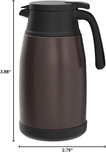 Vista 9 de Zojirushi SH-RA15TA Jarra de Acero Inoxidable, 1.5 L, Marrón