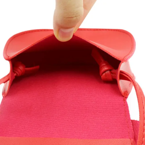 Vista 6 de JUMISEE Bolso cruzado con lazo para niñas pequeñas, diseño de ratón, con pompones