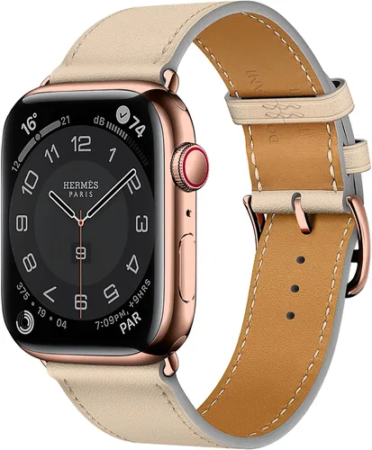 Vista 12 de LB1 - Correa de cuero para Apple Watch para mujeres y hombres, SE Ultra 2 de 1.575 in 1.732 in 1.811 in 1.654 in 1.772 in 1.614 in 1.496 in 1.929 in