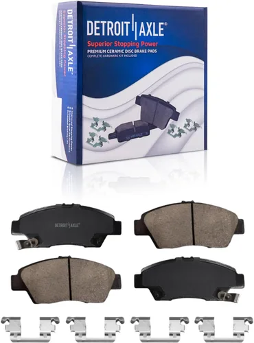 Vista 16 de Detroit Axle - Kit de freno delantero para Ford 2000-2005 Excursion 1999-2004 F-250 F-350 Super Duty Pinza de freno de disco con soporte Pastillas