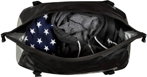Vista 8 de Bolsa de lona impermeable de 60 litros extra grande Bolsa de lona seca resistente con correas de compresión duraderas y asas para surf, remo