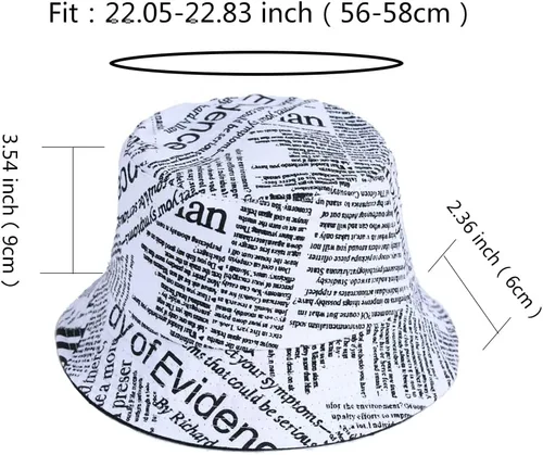 Vista 3 de Bucket Hats for Men Women - Summer Travel Beach Outdoor Sun Hat