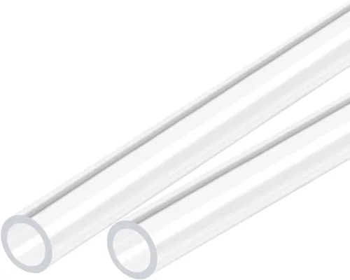Vista 12 de MECCANIXITY Tubo acrílico transparente rígido redondo tubo 0.157 in (5/32") ID 0.315 in (5/16") OD 18" para lámparas y linternas, sistema