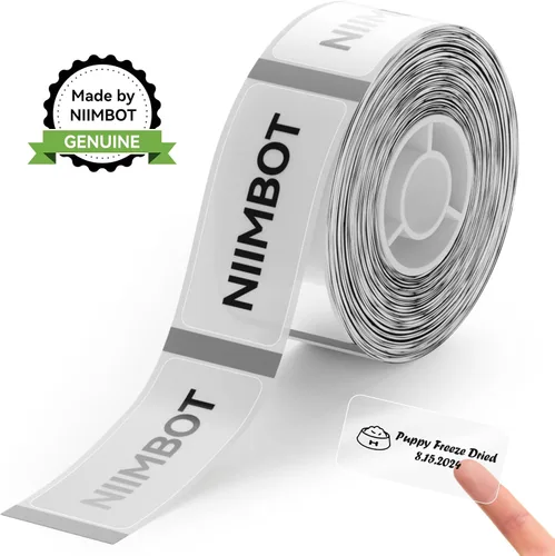 Vista 13 de NIIMBOT Cinta de etiquetadora térmica directa D11 para impresora de inyección de tinta en blanco