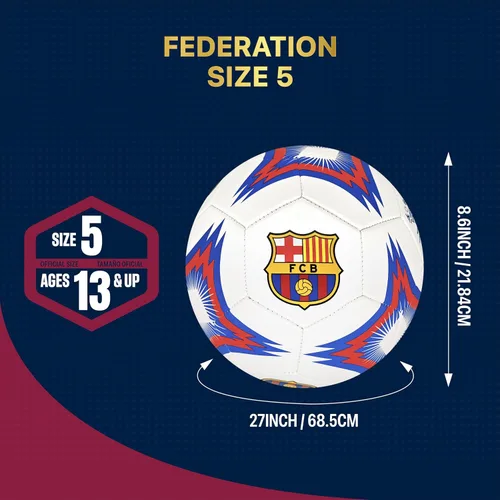 Vista 5 de Icon Sports Officially Licensed LED Light Glow in The Dark Soccer Ball - Size 5