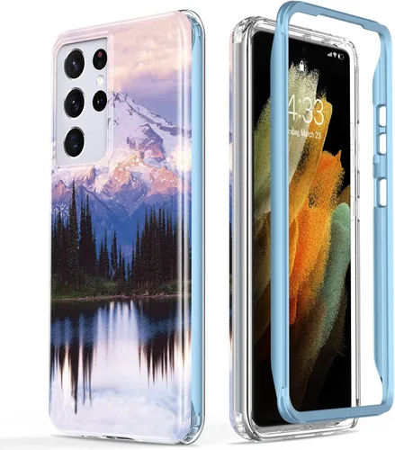 Vista 14 de Esdot Funda para Samsung Galaxy S21 Ultra, Grado Militar Pasa Prueba de Caída de 21 pies, Cubierta Resistente con Diseños de Moda para Mujeres