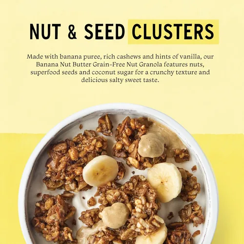 Vista 3 de purely elizabeth Puramente Elizabeth GrainFree Superfood Granola GlutenFree Vegan + Paleo Keto Certificado hecho con puré orgánico 8oz, mantequilla