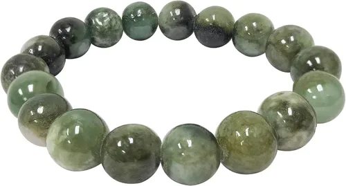 Vista 396 de Gem Avenue Handmade Round Bead Stretch Bracelet Unisex Natural Stone Beaded Jewelry for Men & Women, Elastic Wristband for Daily Wear
