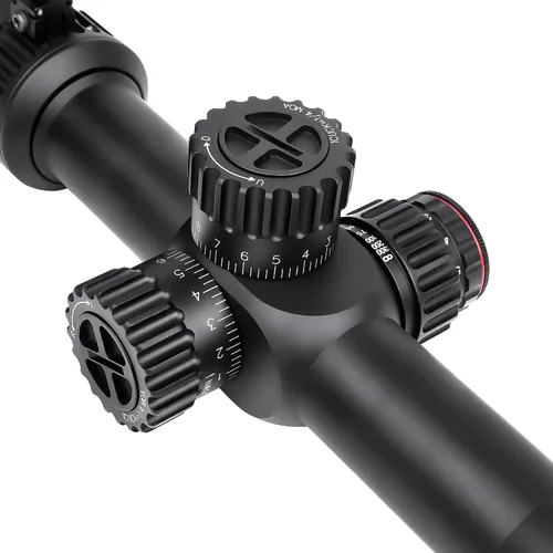 Vista 3 de Mira telescópica Sniper ZT 5-27x50 FFP Primer plano focal Alcance lateral con retículo grabado en vidrio, iluminado en rojo y verde con montaje