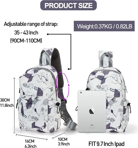 Vista 4 de SEAFEW - Mochilas tácticas tipo bandolera, Beige, Mochilas Daypack