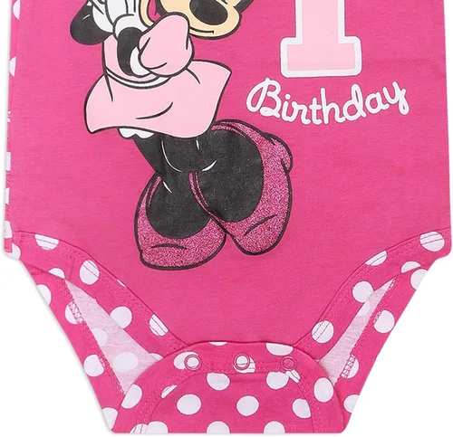 Vista 5 de Disney Body de manga corta de princesa para primer cumpleaños