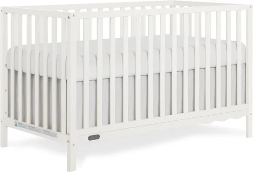 Vista 14 de Dream On Me Synergy Wave 5-in-1 Convertible Full Size Baby Crib, Walnut