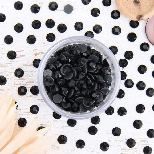 Vista 46 de Estrás para aplicar con calor - 6SS, 10SS, 16SS, 20SS, 30SS - 32 colores Iron-on hotfix rhinestones - add brilliant sparkle to apparel, denim