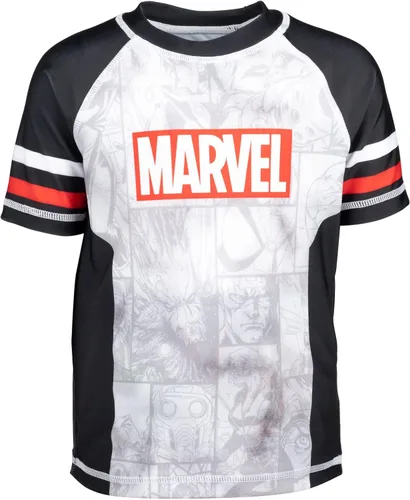 Vista 6 de Marvel Vengadores Spider-Man Capitán América Hulk Iron Man - Conjunto de traje de traje de baño para niños pequeños a grandes