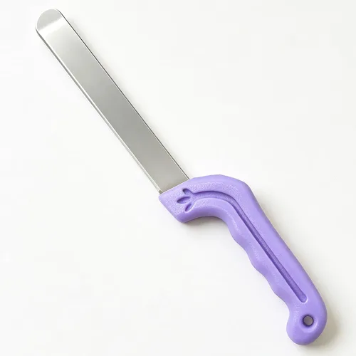 Vista 4 de Tinsow Florist Cuchillo de corte profesional para cuchillos de bloque de espuma de flores para ladrillos de bloque de espuma floral (naranja)