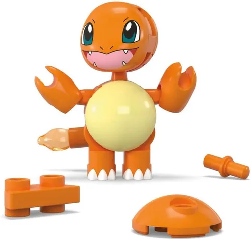 Vista 4 de MEGA Pokémon Juguete de construcción Pokémon Evergreen Charmander Ball para niños a partir de 6 años