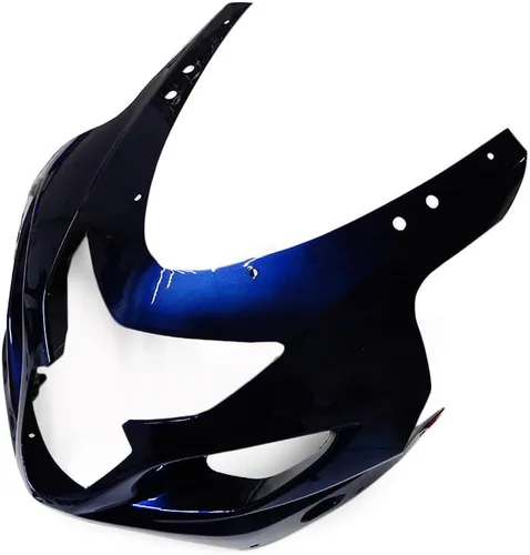 Vista 3 de Motocicleta azul blanco negro carenado apto para Suzuki GSXR 600 GSXR750 K4 2004 2005 04 05 GSX-R600 750 04 05 ABS inyección de plástico carenado kit