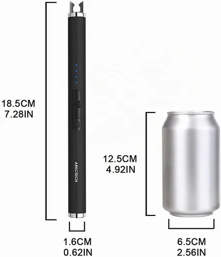 Vista 4 de ARECTECH Encendedor Eléctrico de Velas Recargable de Arco de Plasma Resistente al Viento para Velas Navidad Cocina Regalo de Cumpleaños para Mamá