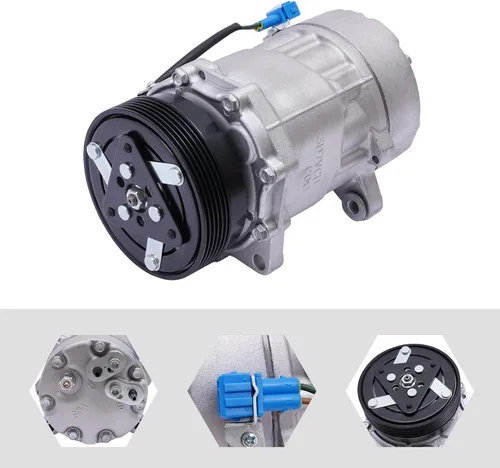 Vista 3 de Compresor del A/C, compresor del A/C W/embrague para 1998-2001 Beetle Jetta Golf CO 1206JC