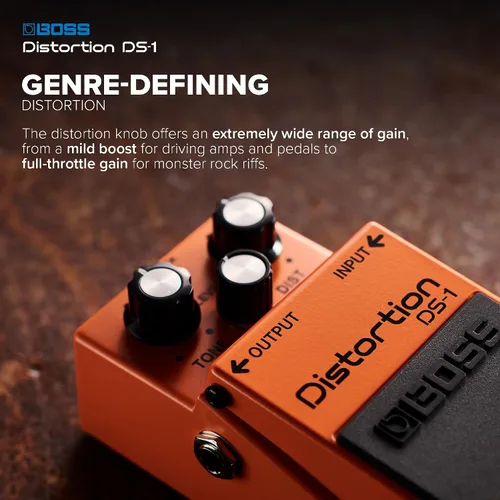 Vista 3 de BOSS DS-1 pedal de distorsión