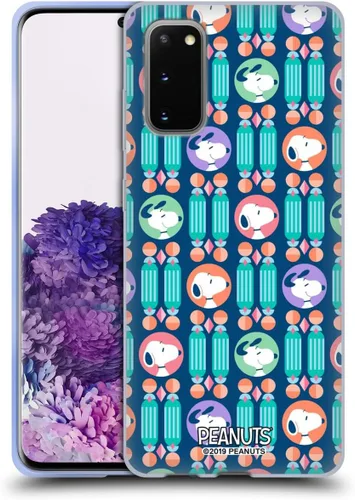 Vista 245 de Head Case Designs Snoopy Deco Dreams - Funda de gel con licencia oficial de Peanuts Blue Pattern [protección de grado militar] compatible con Google