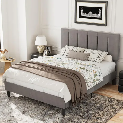 Vista 32 de VECELO Base de cama de tamaño individual con cajón de almacenamiento, base de cama de plataforma resistente con cabecera y fuerte soporte de Negro