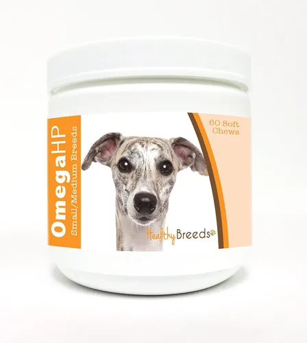 Vista 147 de Healthy Breeds Affenpinscher Omega HP - Masticables suaves para piel y pelaje, 60