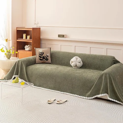 Vista 45 de DREAMINGO Funda de Sillón de Chenilla Fundas de Sofá Jacquard Lavables Protector de Muebles Funda de Sofá Reclinable 1 Cojín Funda de Silla