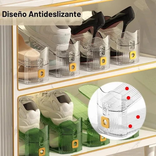 Vista 5 de Organizador de ranura para zapatos Dorado