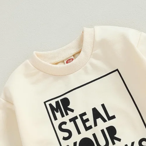 Vista 3 de Conjunto de sudadera de manga larga para bebé niño y niño pequeño