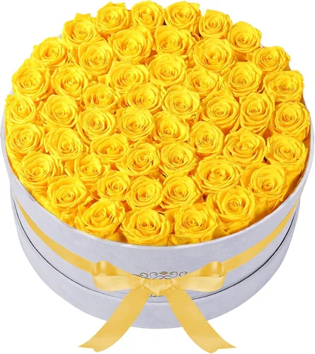 Vista 23 de Perfectione Roses 27 Rosas en una Caja, Rosa del Día de la Madre, Flores Preservadas para Ella, Flores para Entrega, Regalos de Cumpleaños