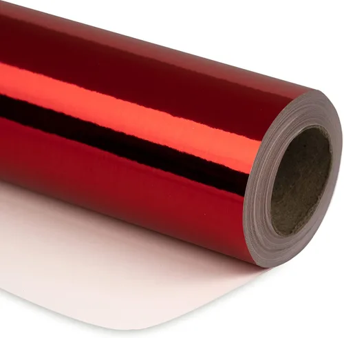 Vista 24 de RUSPEPA Papel de regalo metálico negro, papel de color sólido, perfecto para bodas, cumpleaños, Navidad, baby shower, 17 pulgadas x 32.8 pies