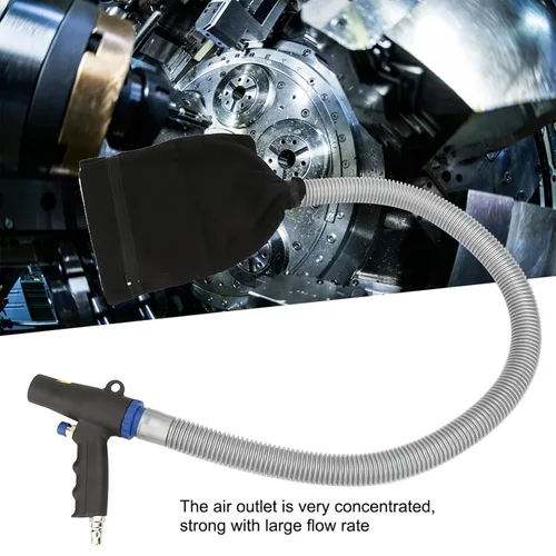 Vista 3 de Pistola de vacío de aire Pistola de vacío neumática Abs de aleación de aluminio de plástico de alta presión compresor de plumero de aire tipo
