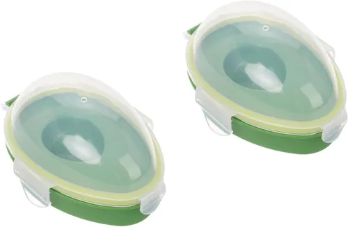 Vista 10 de DOITOOL Contenedor de almacenamiento de aguacate con tapa hermética, caja fresca transparente para conservador de frutas, reutilizable para 1 pieza