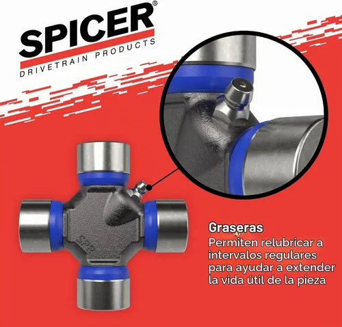 Vista 10 de Spicer 5-160X kit de junta universal cruz