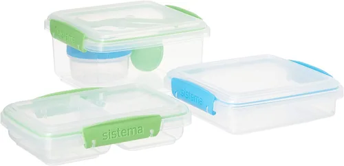 Vista 10 de Sistema To Go Collection - Caja para sándwiches, recipiente para comida, recipientes para alimentos, Variados