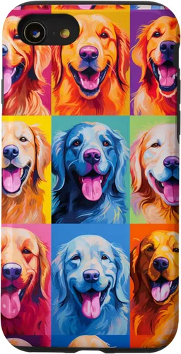 Vista 18 de Carcasa para iPhone 16 Golden Retriever Dog Owner