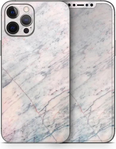 Vista 4 de DesignSkinz Kit de calcomanías de cuerpo completo compatible con iPhone 15 Plus, superficie de mármol pizarra V12