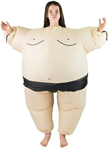 Vista 4 de Bodysocks Disfraz inflable de luchador sumo