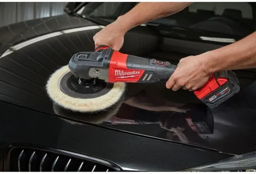 Vista 6 de Milwaukee M18 18-volt Combustible iones de litio Brushless Cordless 7 en. Pulidora de velocidad variable (solo herramienta) Herramientas