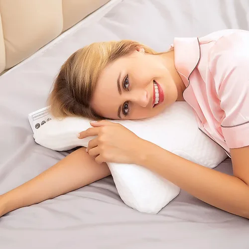 Vista 5 de Almohada de abrazo, almohada de brazo que protege la columna cervical de espuma viscoelástica para oficina y hogar