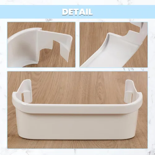 Vista 6 de HECASA 240351601 Estante de puerta de refrigerador compatible con Frigidaire Freezer 1037664 AH899475 EA899475 PS899475 Reemplazo solo plástico ABS
