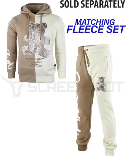 Vista 107 de SCREENSHOT Sudadera urbana de forro polar para hombre, diseño de dibujos animados de animación, parche bordado de gel