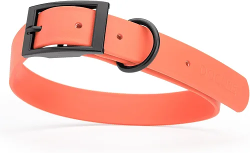 Vista 73 de Dogline Biothane - Collar impermeable para perro con hebilla de liberación rápida, resistente cincha de nailon recubierta con resistente y a prueba